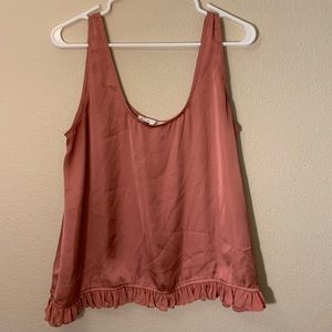 Silk Pink Tank Top